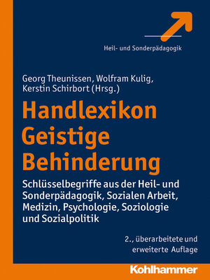 cover image of Handlexikon Geistige Behinderung